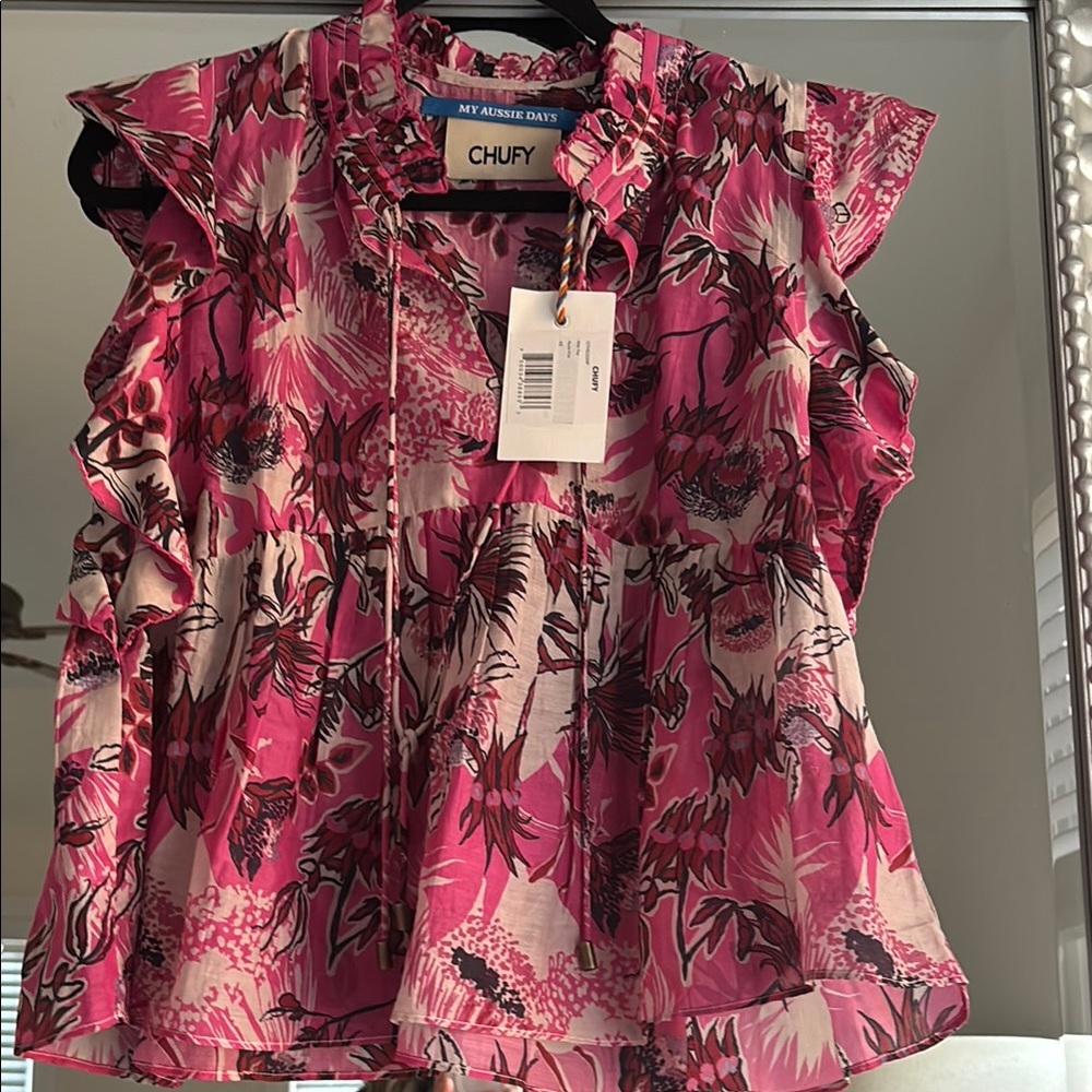 CHUFY Ellis Pink Floral Women's Top